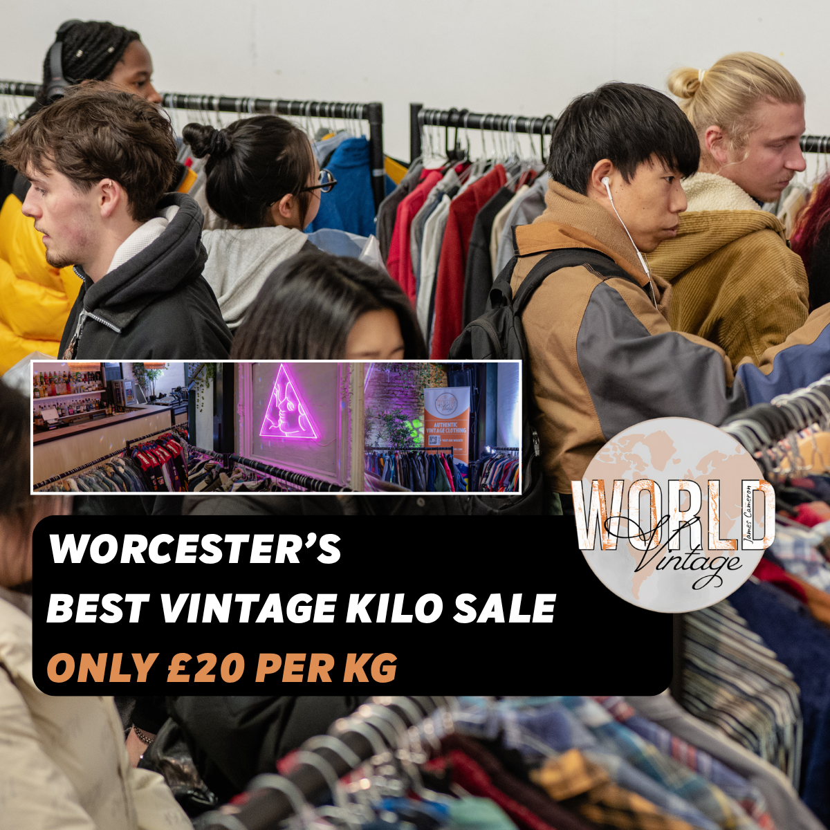 19th July - Worcester's BEST Vintage Kilo Sale