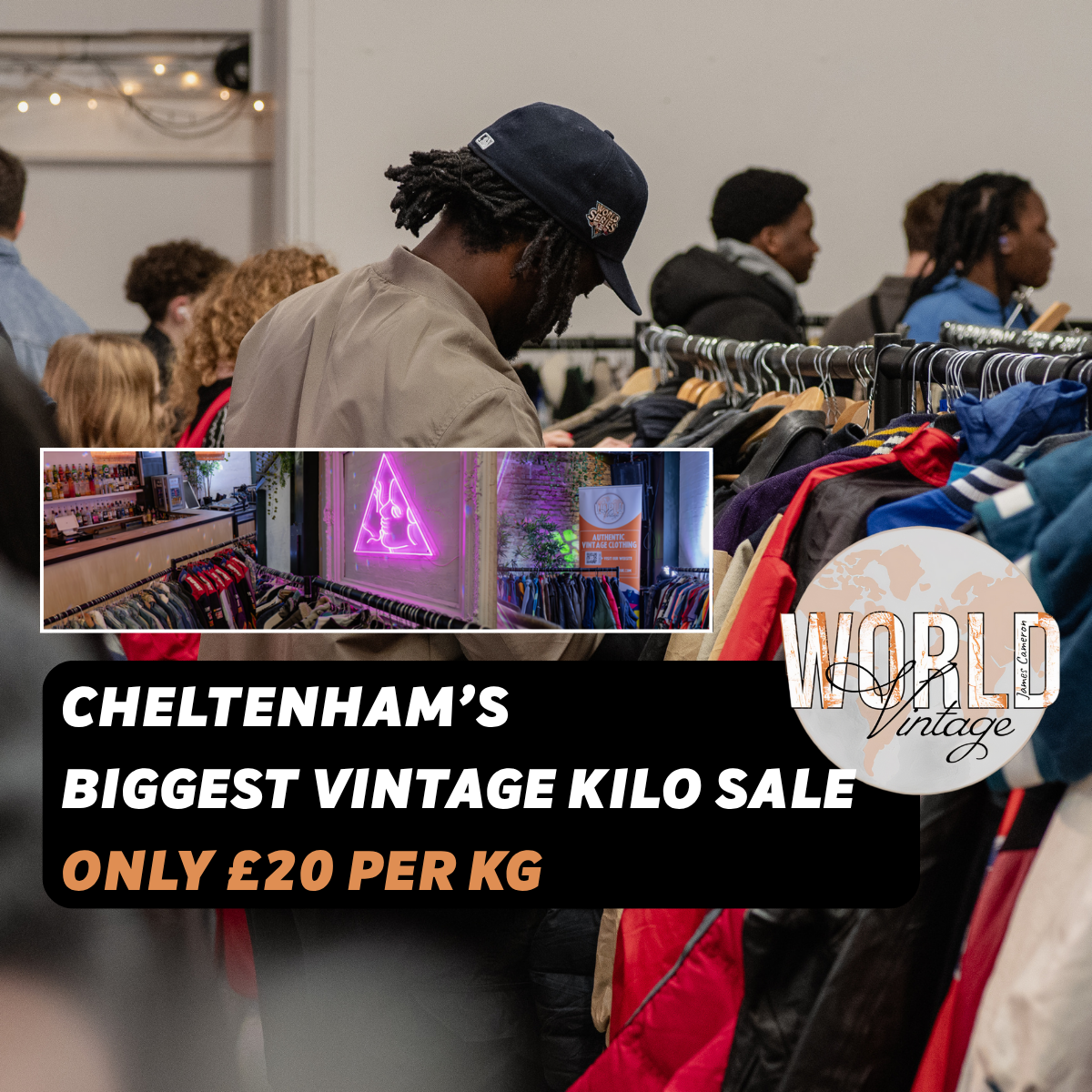 9th August - Cheltenham's BIGGEST Vintage Kilo Sale