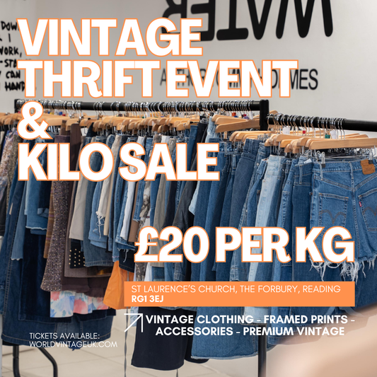 28th February - Reading's BEST Vintage Thrift Event & Kilo Sale