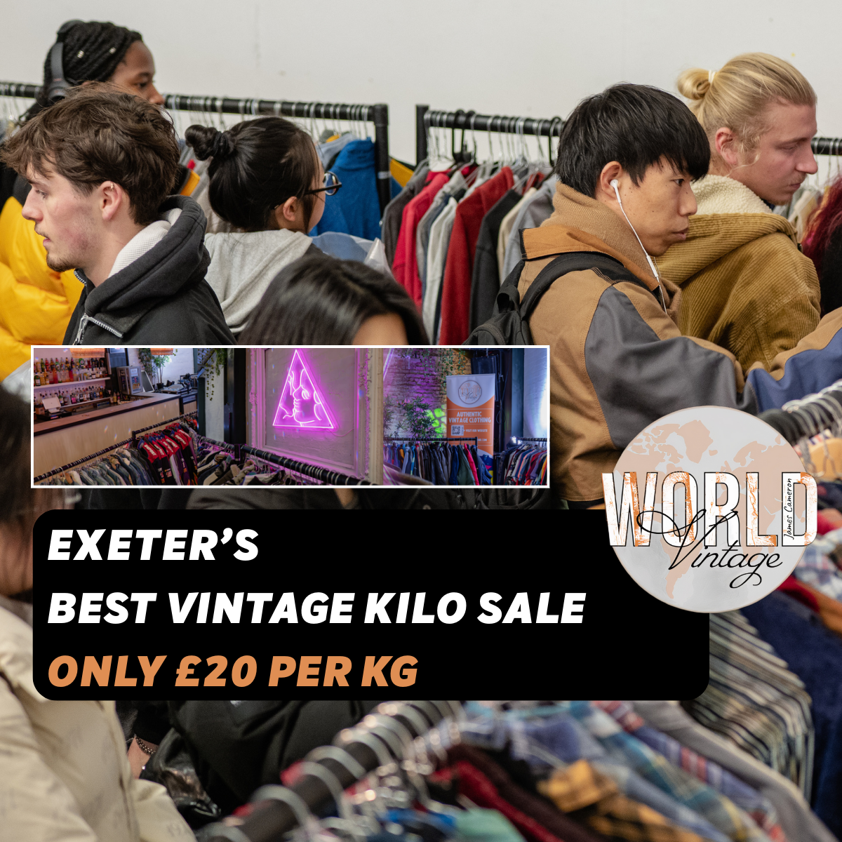 22nd June - Exeter's BEST Vintage Kilo Sale
