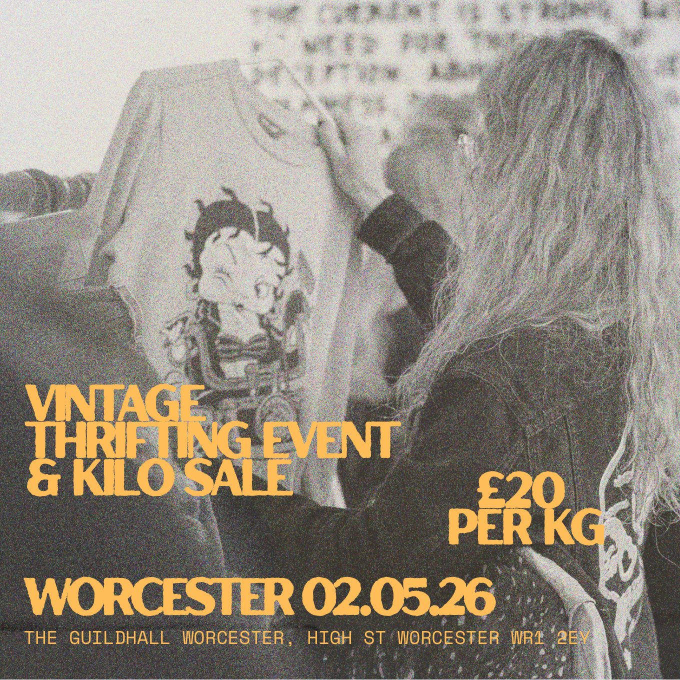 2nd May - Worcester's BEST Vintage Thrift Event & Kilo Sale